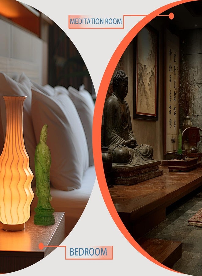 FENGSHUI-CAISHEN تمثال غوان يين مصنوع من الراتنج - تمثال غوان يين، كوان يين، كوان آم، كوان يين، تمثال غوان يين لمذبح التأمل، تمثال بوذا أنثى - إلهة الرحمة والشفقة، ديكور صيني، هدايا صينية - Image 5